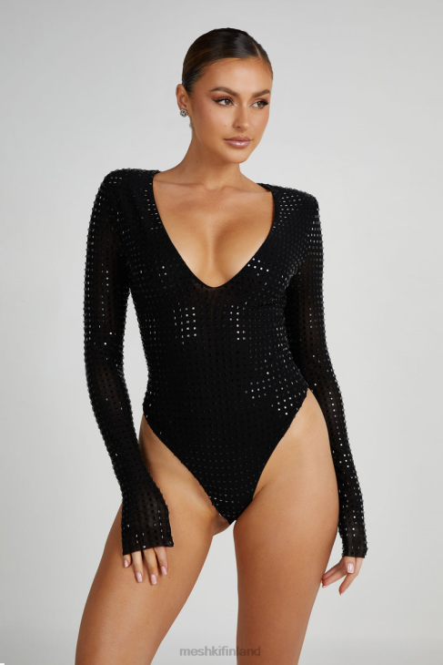 Meshki keenan square diamante body 40RL790 vaatetus musta