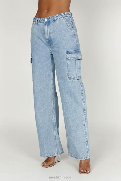 Meshki jagger rento denimfarkku 40RL1263 vaatetus keski sininen