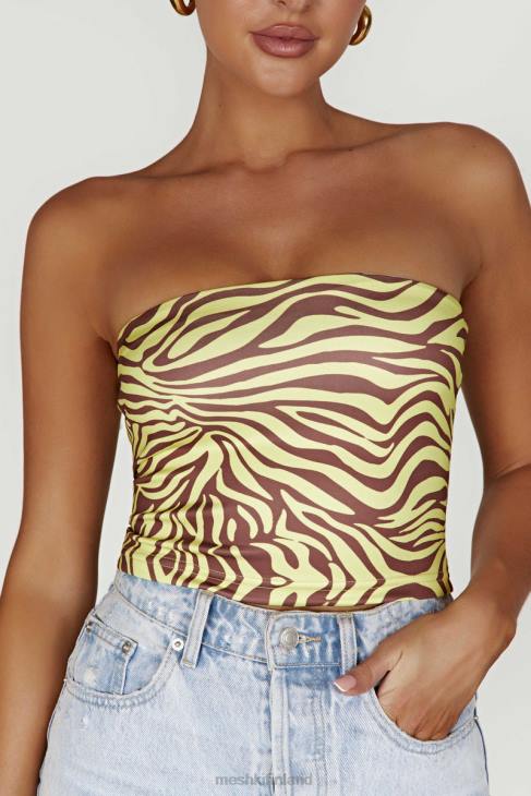 Meshki dina bandeau crop toppi 40RL980 vaatetus seepraprintti