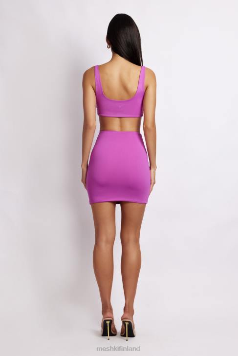 Meshki jemma scoop neck super crop toppi 40RL1156 vaatetus violetti