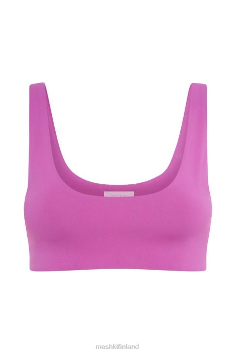 Meshki jemma scoop neck super crop toppi 40RL1156 vaatetus violetti