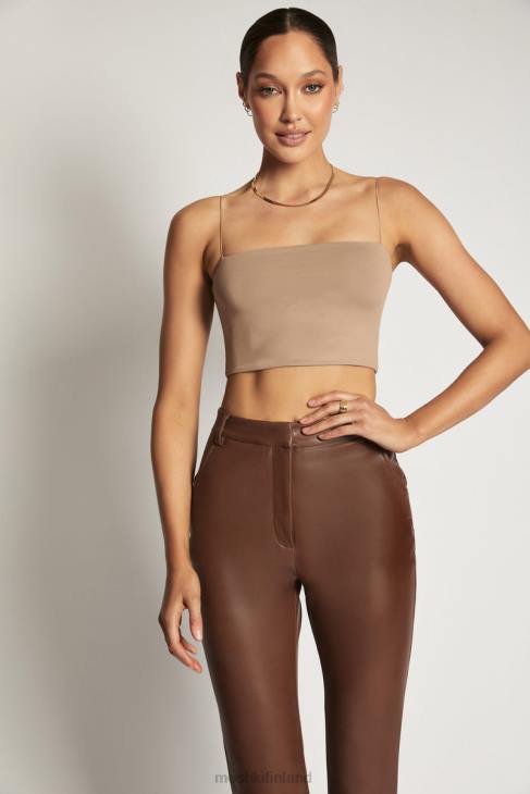 Meshki yvonne cami crop toppi 40RL1198 vaatetus latte