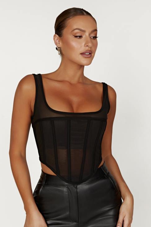 Meshki delaney korsetti bustier 40RL875 vaatetus musta - Sulje napsauttamalla kuva