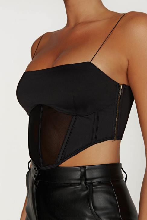 Meshki jada mesh korsetti bustier 40RL993 vaatetus musta