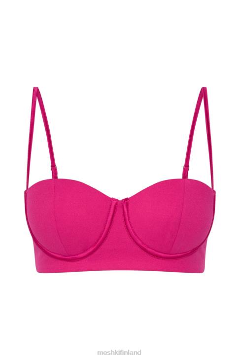 Meshki fiorella crepe bustier toppi 40RL1160 vaatetus fuksia