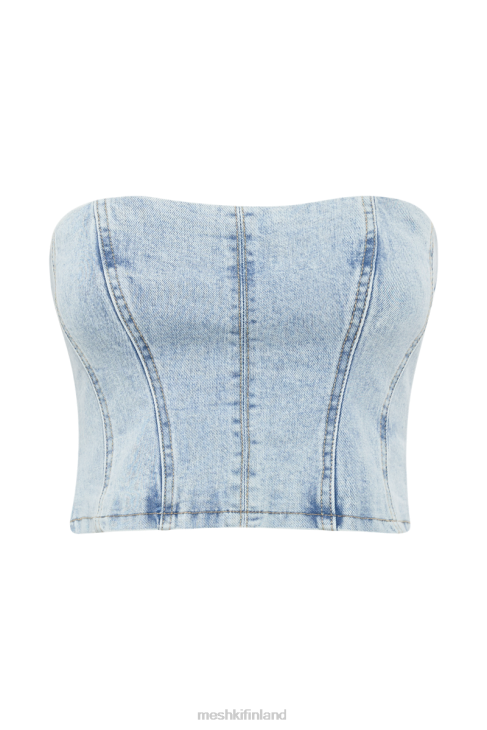 Meshki jordana denim putkitoppi 40RL814 vaatetus vaaleansininen