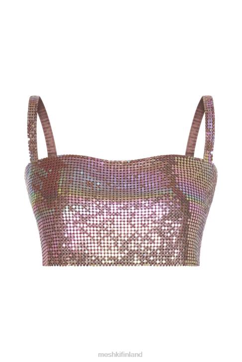 Meshki lianne glow mesh bandeau toppi 40RL989 vaatetus värikäs violetti